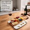 Makerflo Wood Marble Serving Board for Kitchen | Cutting Board Ideal for Personalization (Laser Engraving, Epoxy, UV DTF, Vinyl) | Individually Wrapped